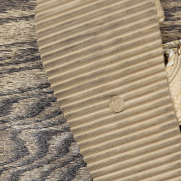 A New Day Womens Tilly Raffia Platform Footbed Sandals 92611752 Tan Brown 10M - Picture 6 of 10